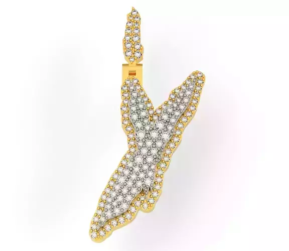 FLOWER SETTING LETTER Y