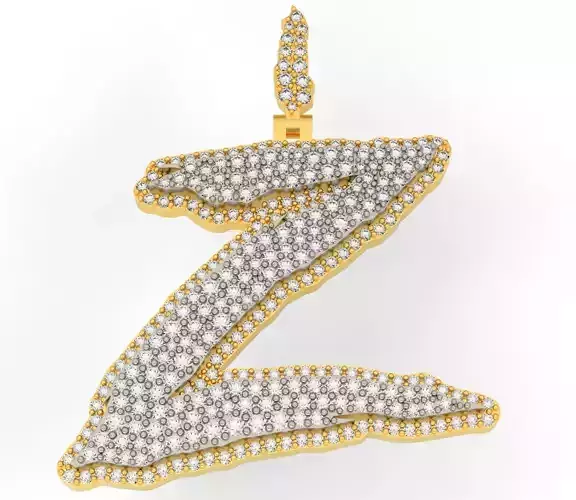 FLOWER SETTING LETTER Z