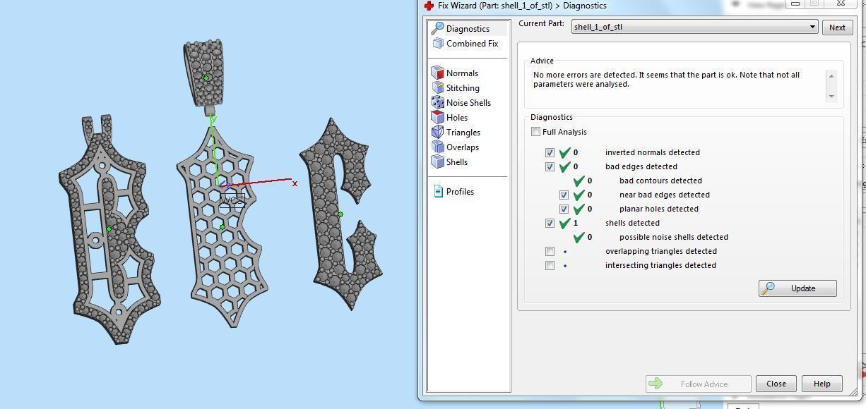 CUSTOM PAVE SETTING LETTER C 3D print model_10