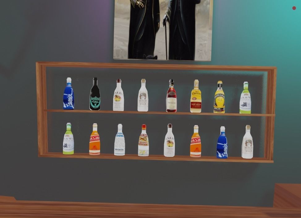 Bar Nightclub interior 3D model_6