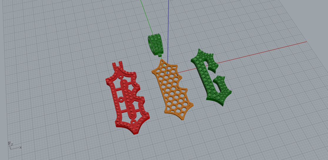 CUSTOM PAVE SETTING LETTER G 3D print model_9