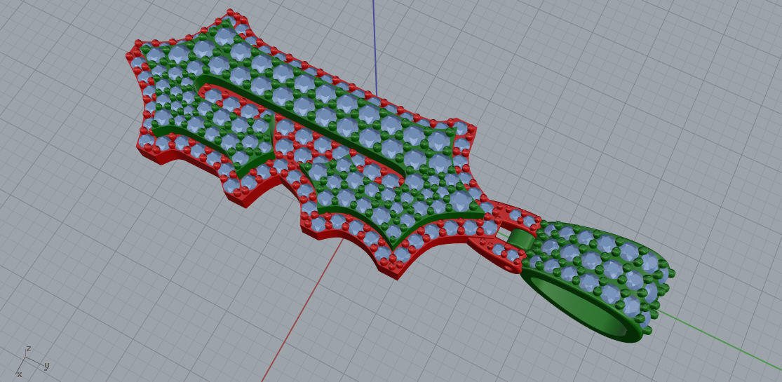 CUSTOM PAVE SETTING LETTER G 3D print model_5