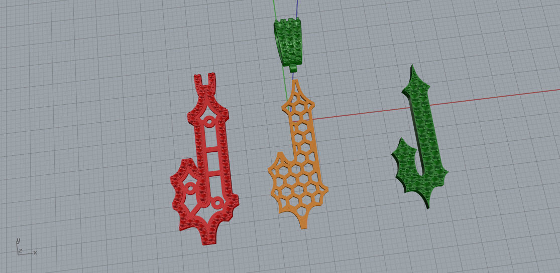 CUSTOM PAVE SETTING LETTER J 3D print model_9