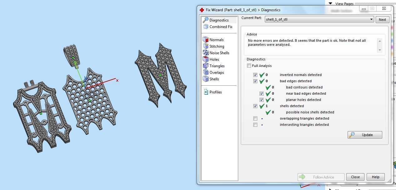 CUSTOM PAVE SETTING LETTER M 3D print model_10