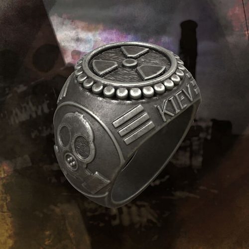 Stylized 3d Ring - Pripyat-Kiev 3D print model
