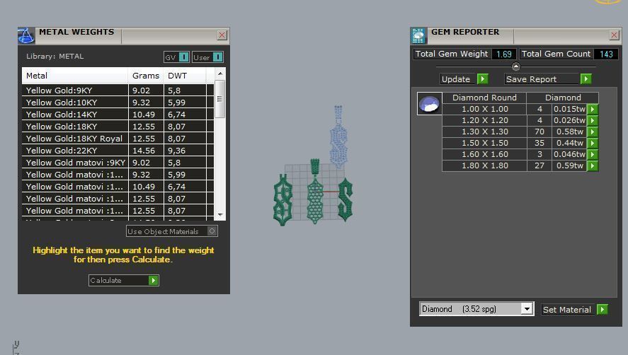 CUSTOM PAVE SETTING LETTER S 3D print model_2