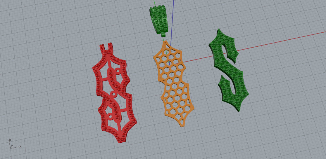 CUSTOM PAVE SETTING LETTER S 3D print model_9