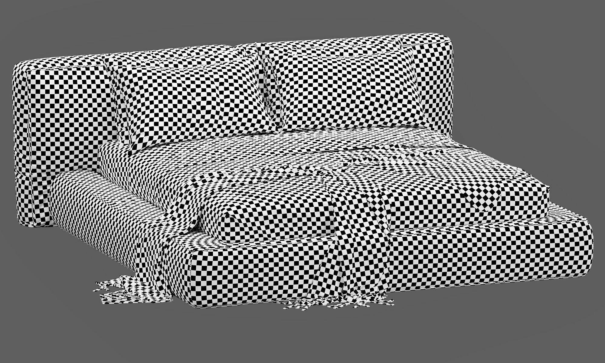 Bonaldo Fluff Bed 3D model_13