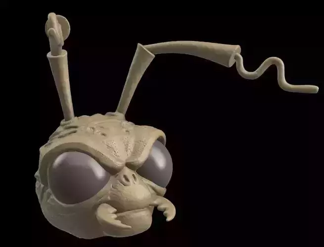Custom Head - Insect Assassin Hunter Free 3D print model
