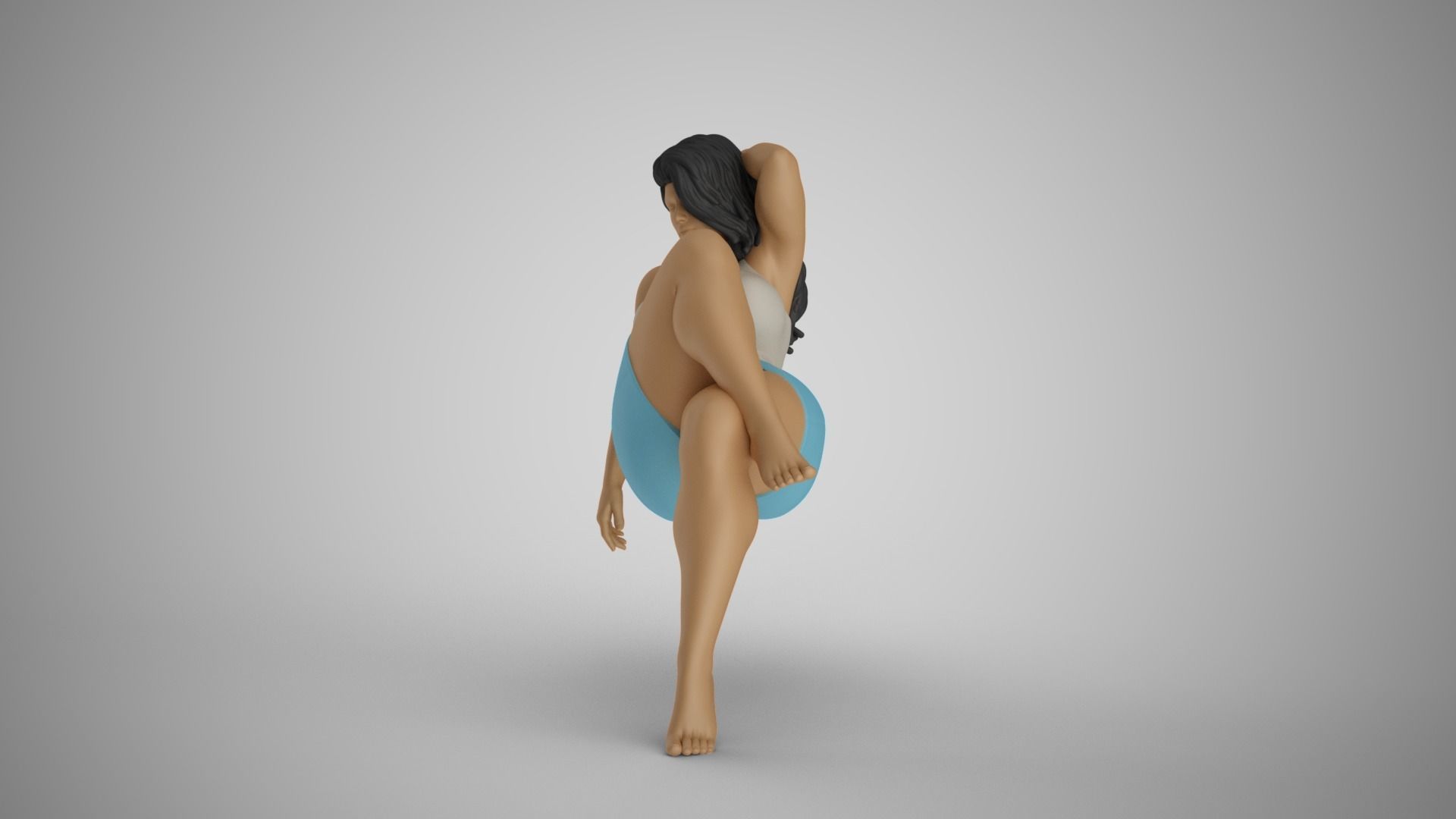 Overwhelmed Girl by Heat 3D print model_5
