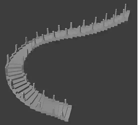 werid stairs 1  3D model