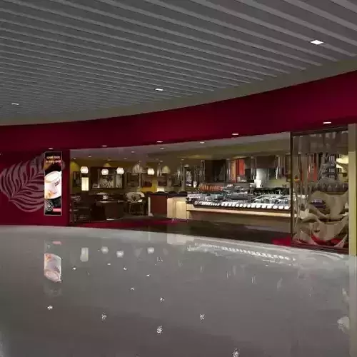 Cafe - Coffee - Restaurant Full Scene 3D model