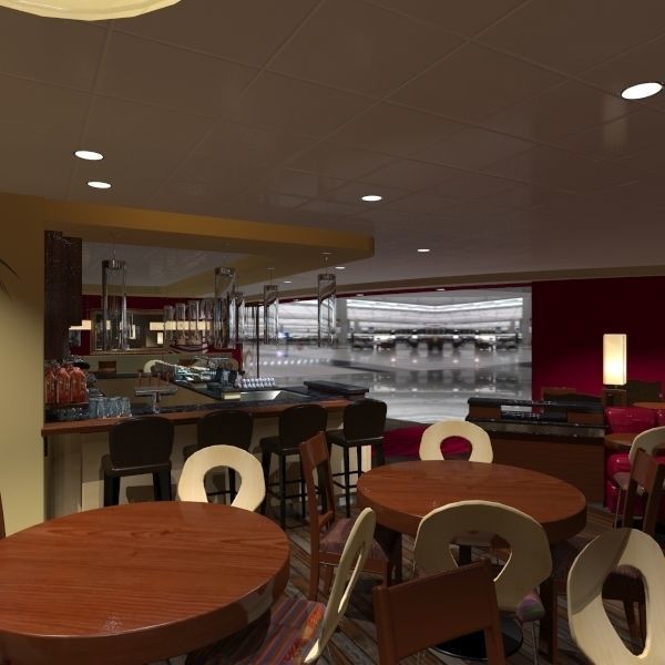 Cafe - Coffee - Restaurant Full Scene 3D model_5