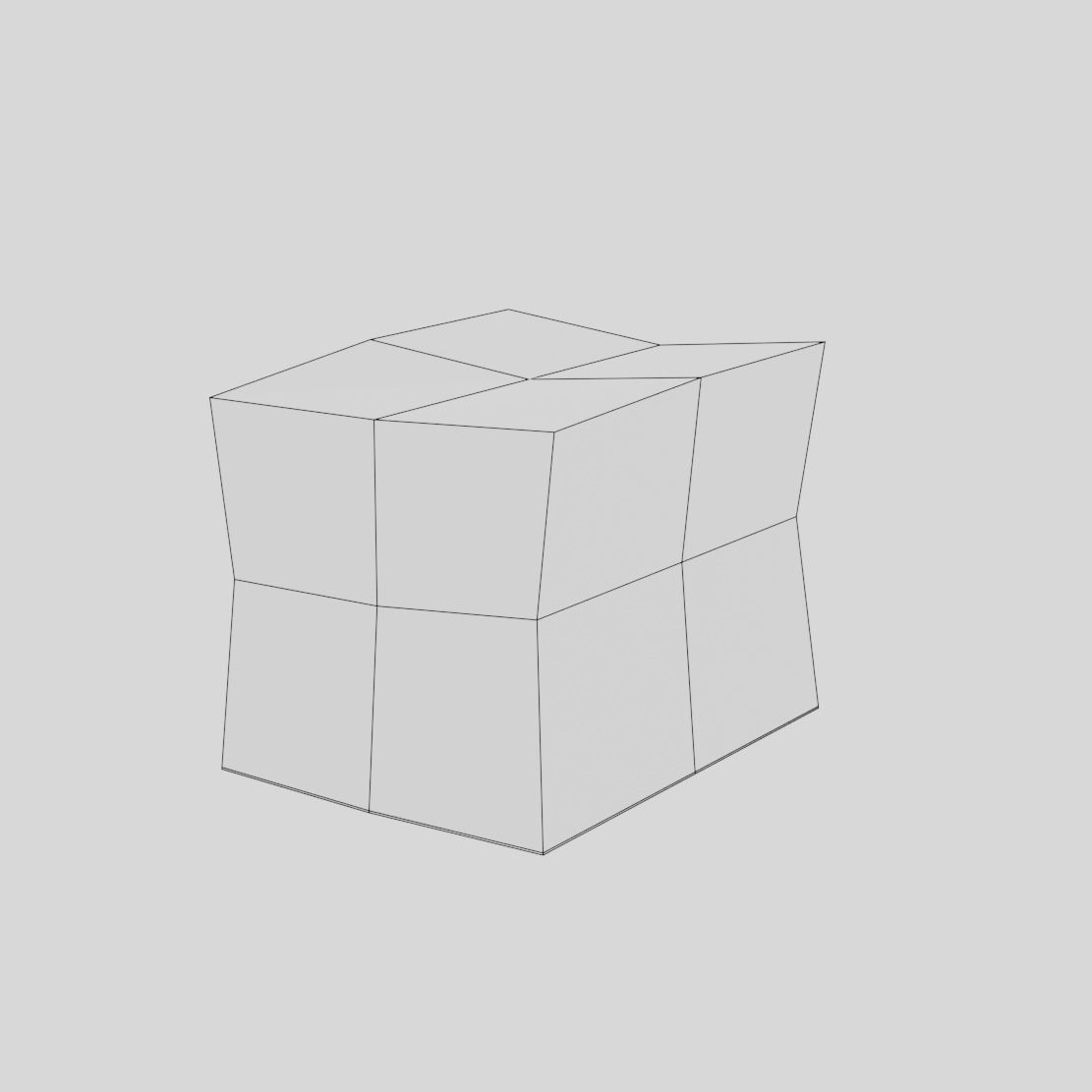 Cardboard Box Low Poly Low-poly 3D model_5