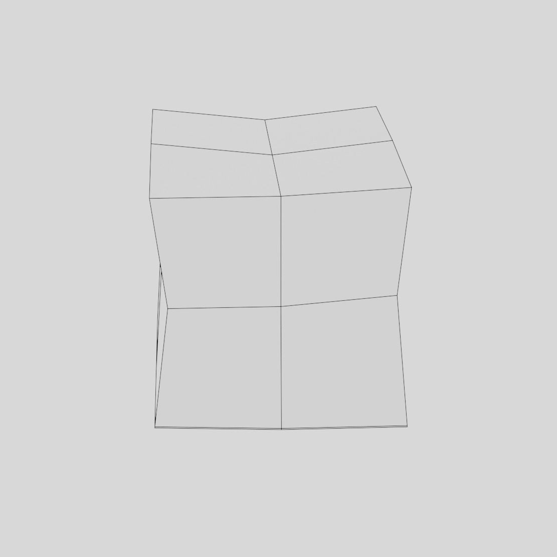 Cardboard Box Low Poly Low-poly 3D model_7