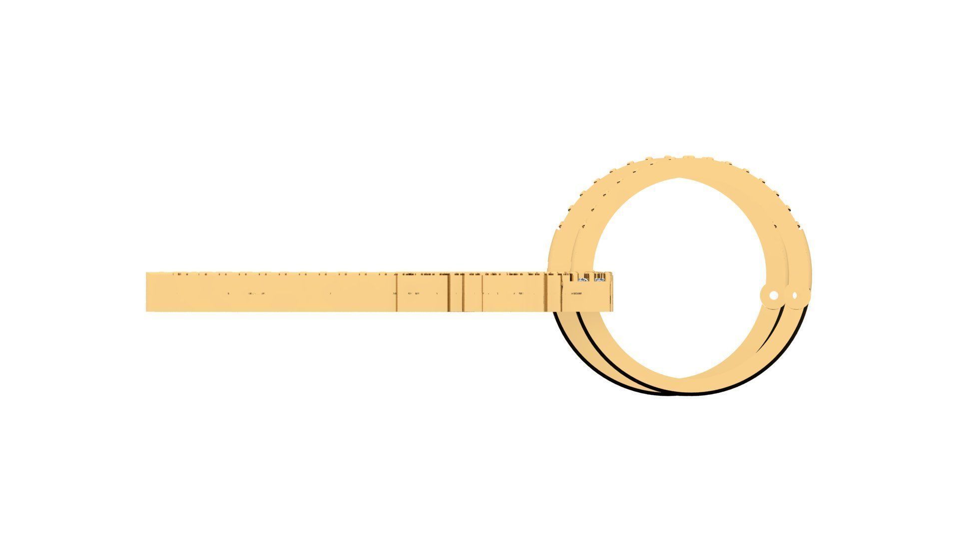 Key pendant 3D print model  3D print model_15