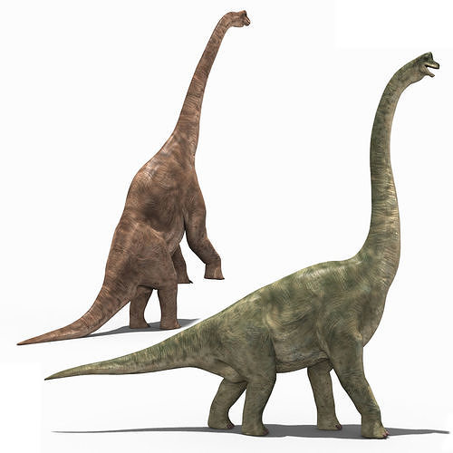 Brachiosaur Forever - 8K 3D model