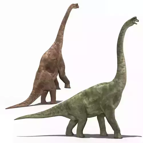 Brachiosaur Forever - 8K 3D model