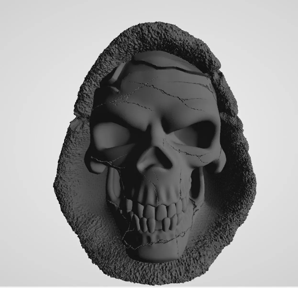 MOTU Skeletor 1000 Years skull Masters of the Universe Free 3D print model