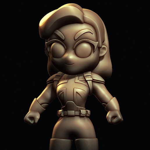 Peggy Carter What If Marvel 3D print model_3
