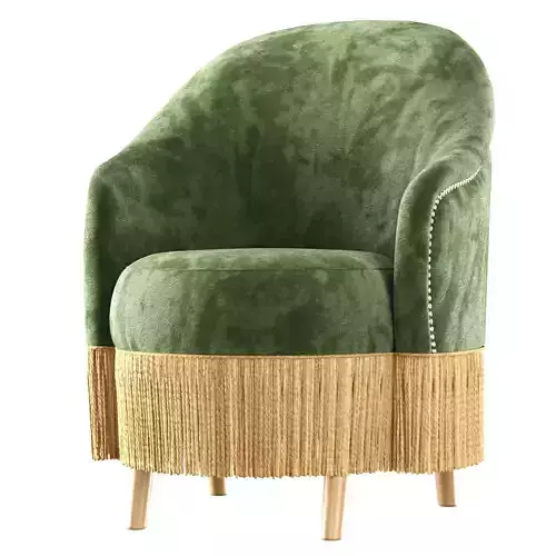 Amanda velour dining chair
