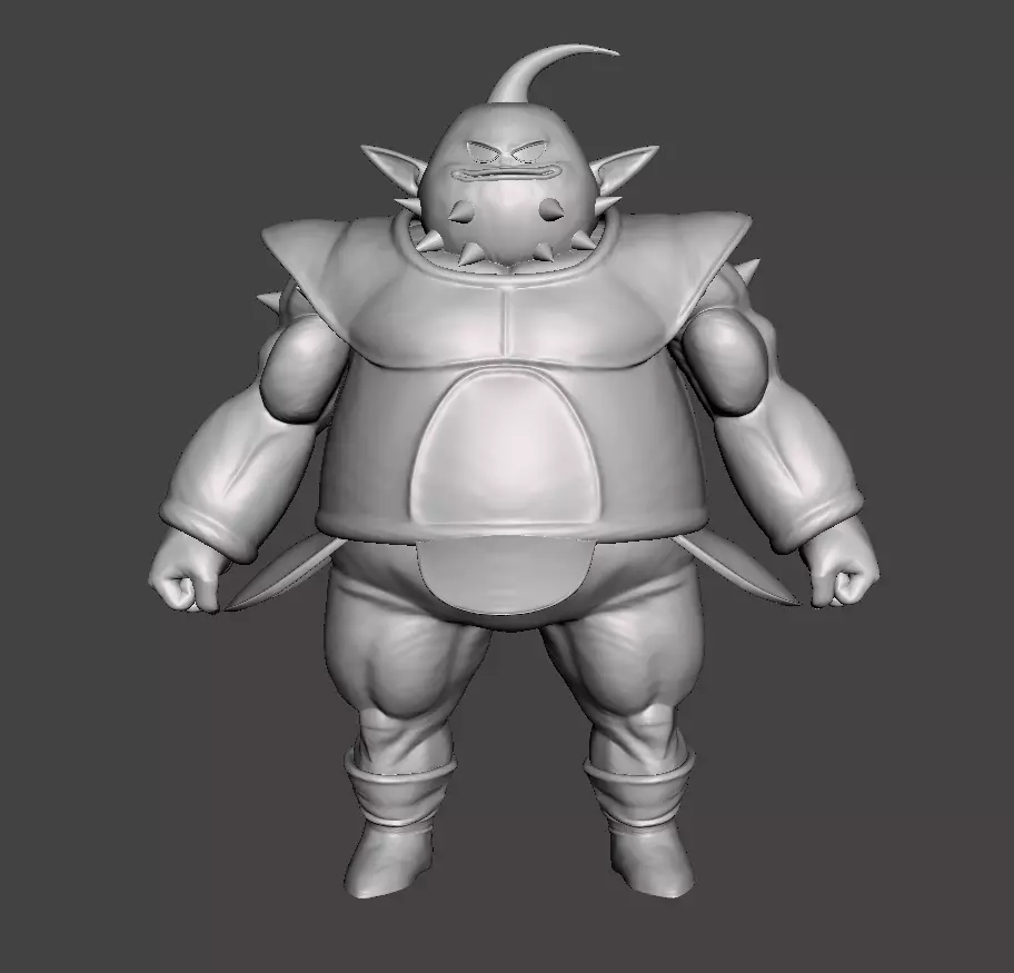 Aka 3D Model dragon ball character 3D print model_0