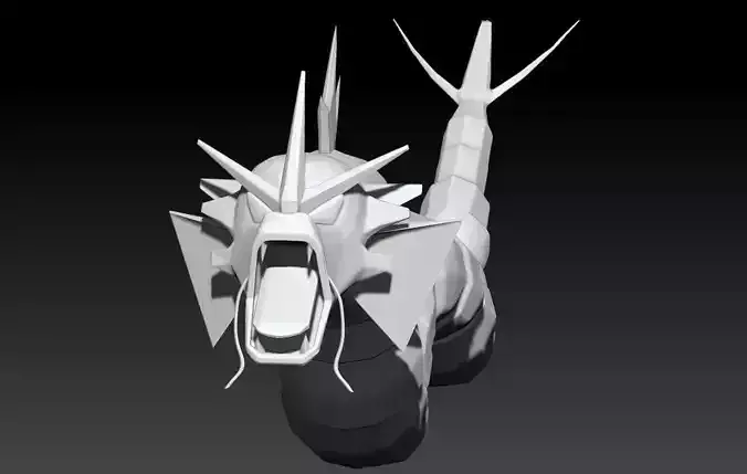 Gyarados - Pokemon 3D Model