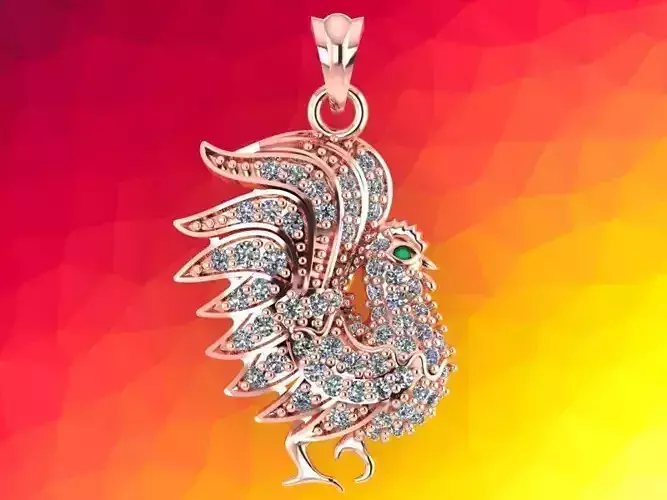 Chicken Pendant - N797