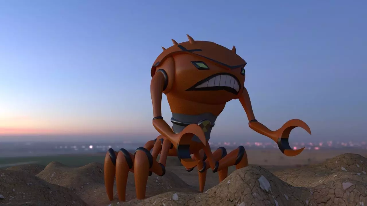 Ben 10 alien force Brainstorm 3D model_0