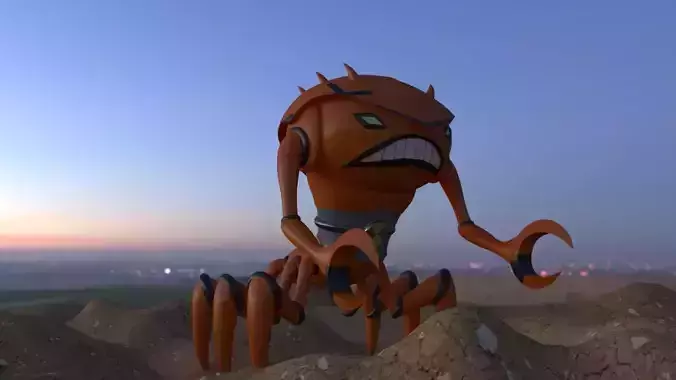 Ben 10 alien force Brainstorm 3D model