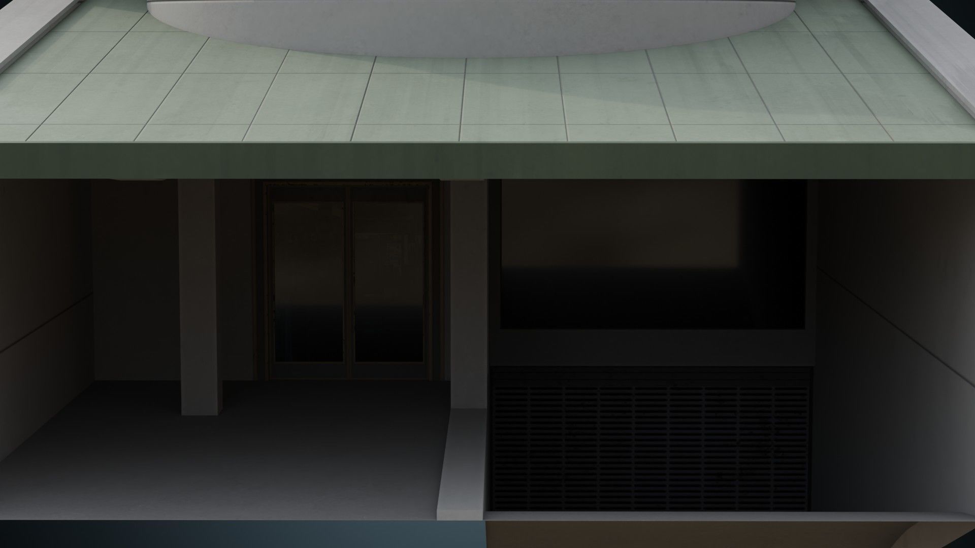 Building 8B Low-poly 3D model_6