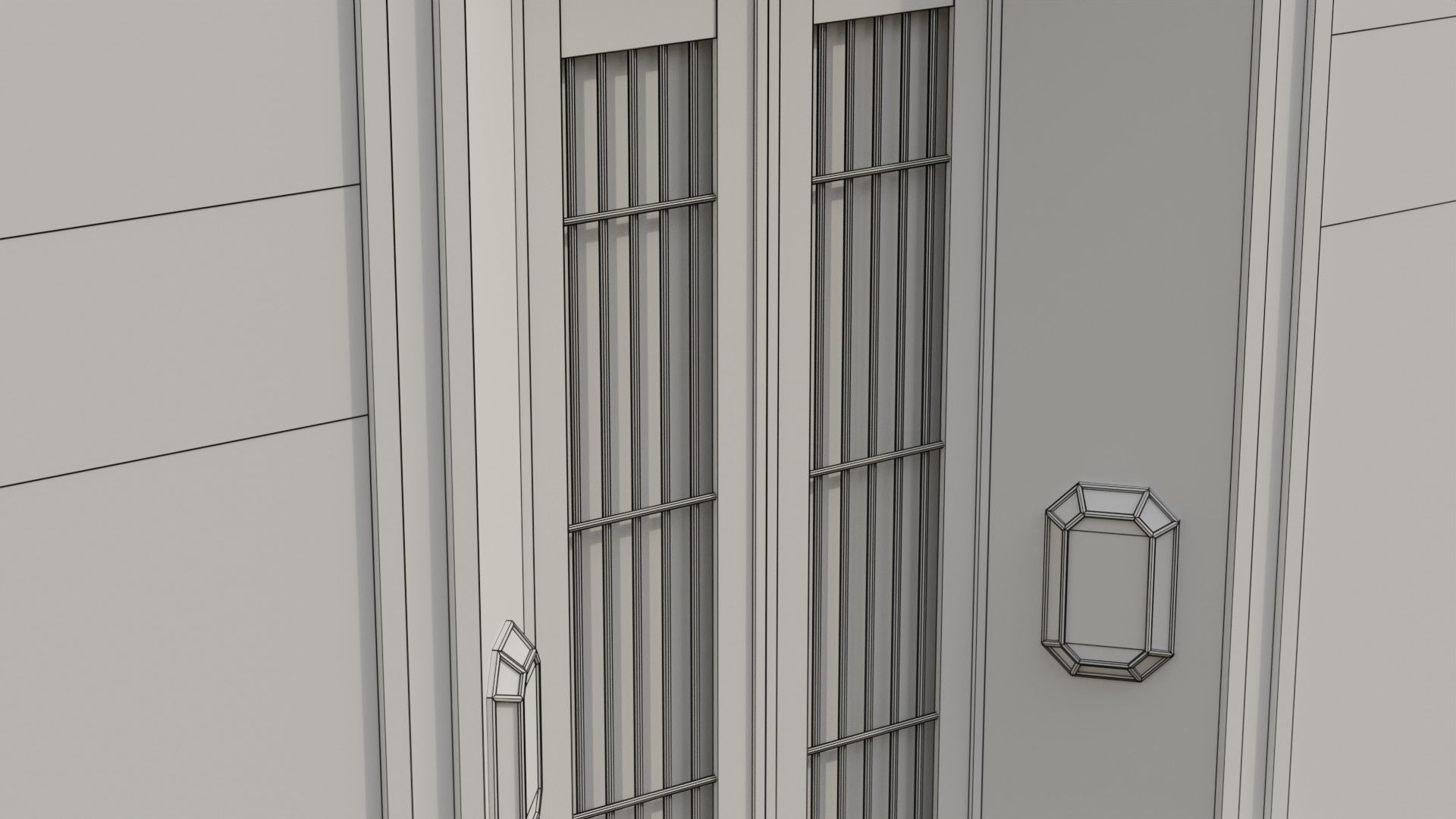 Building 8B Low-poly 3D model_8