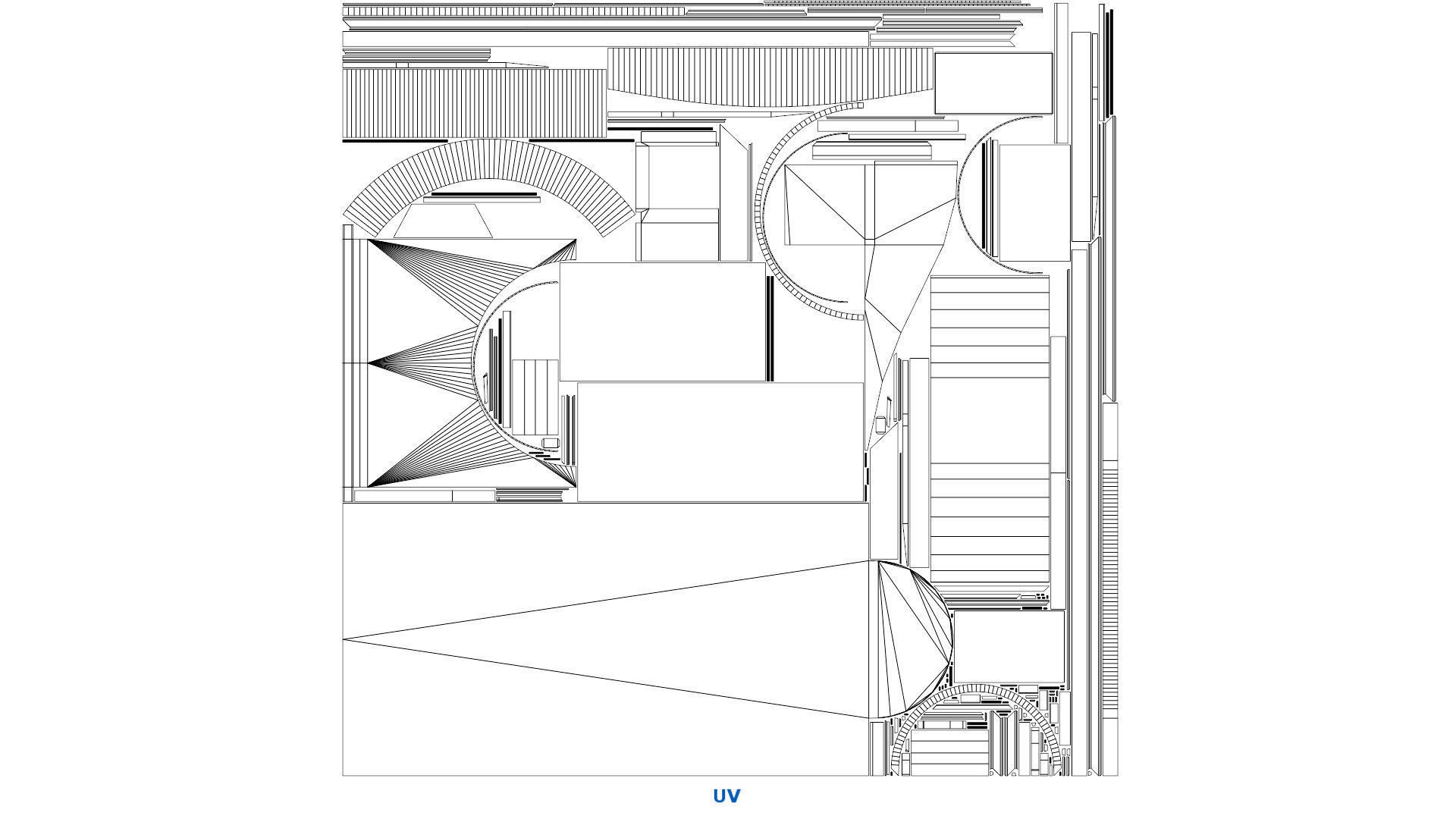 Building 8B Low-poly 3D model_12