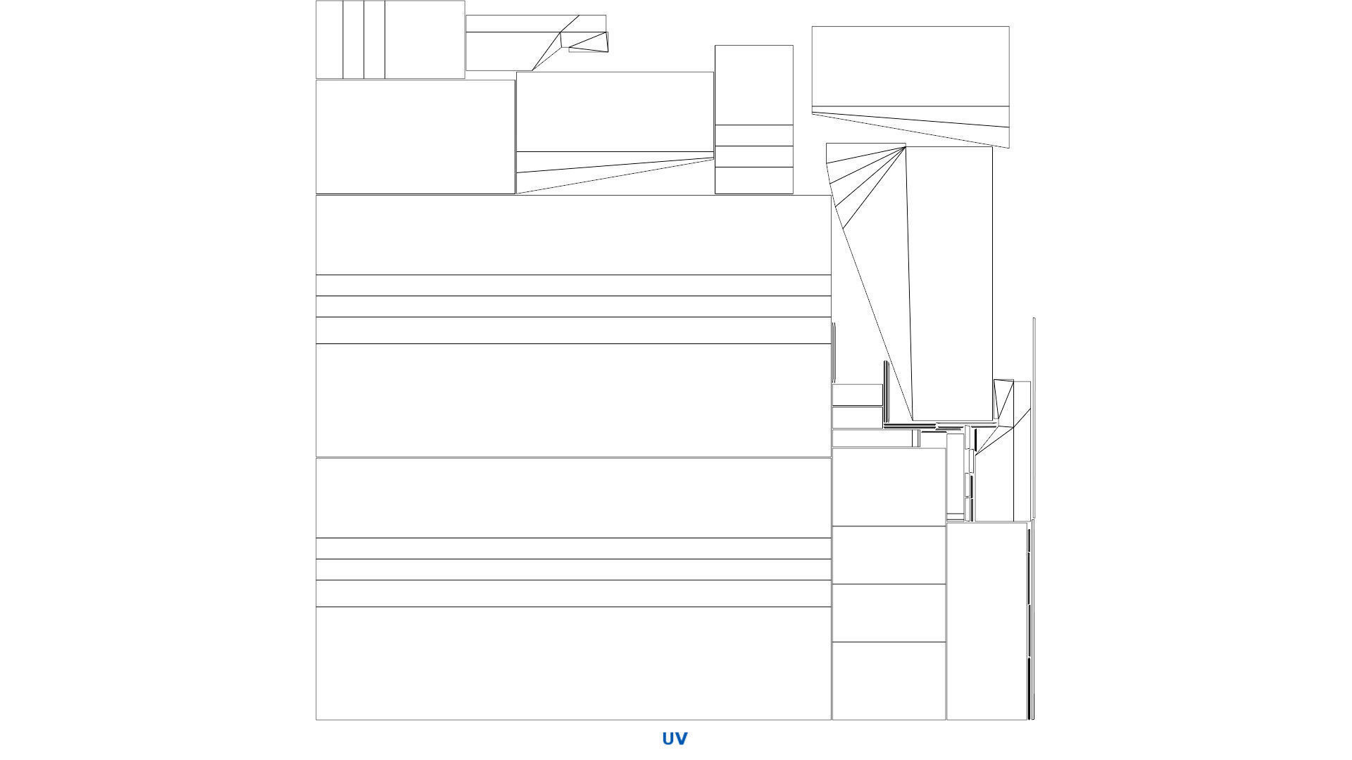 Building 8B Low-poly 3D model_10