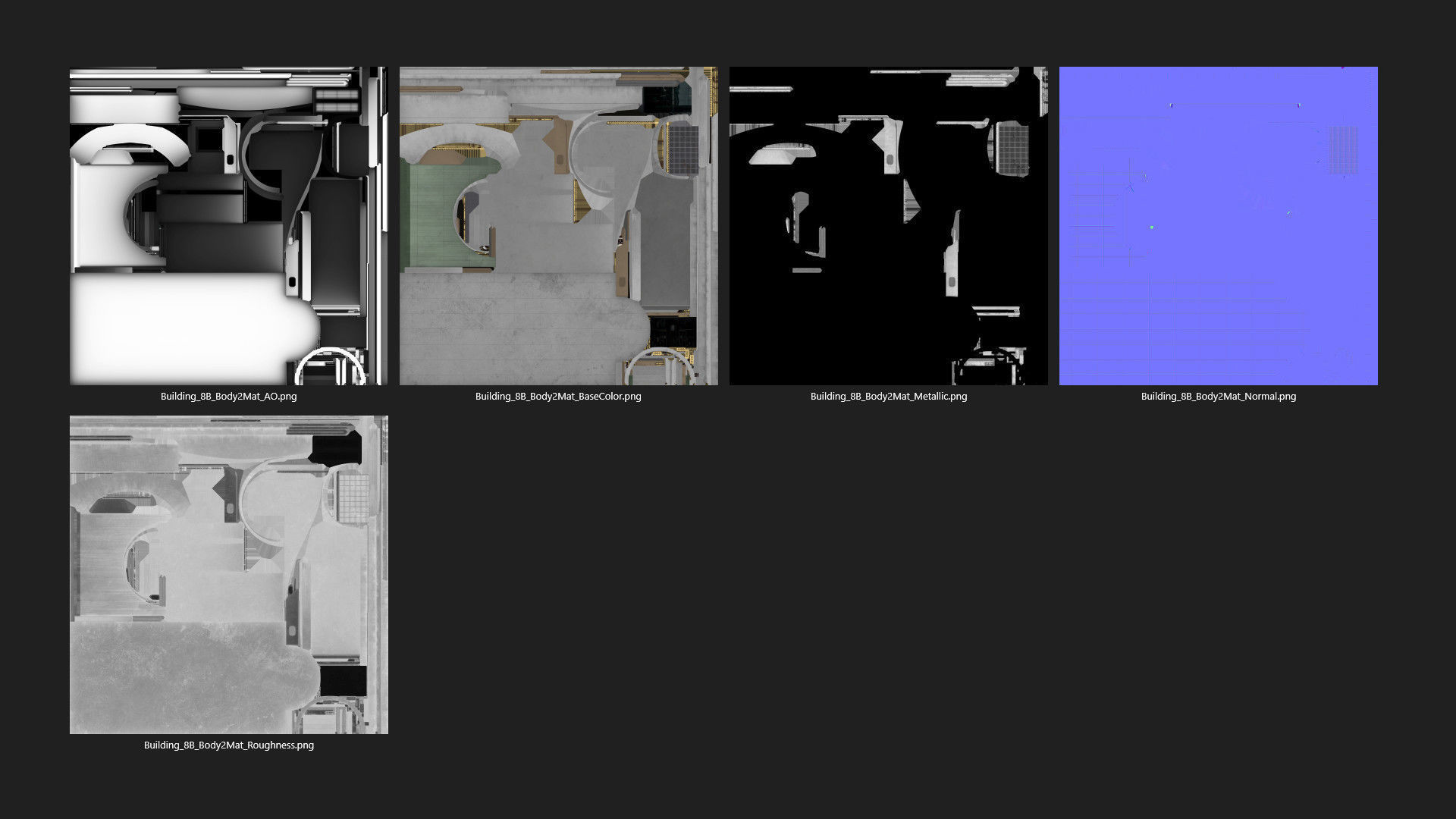 Building 8B Low-poly 3D model_13