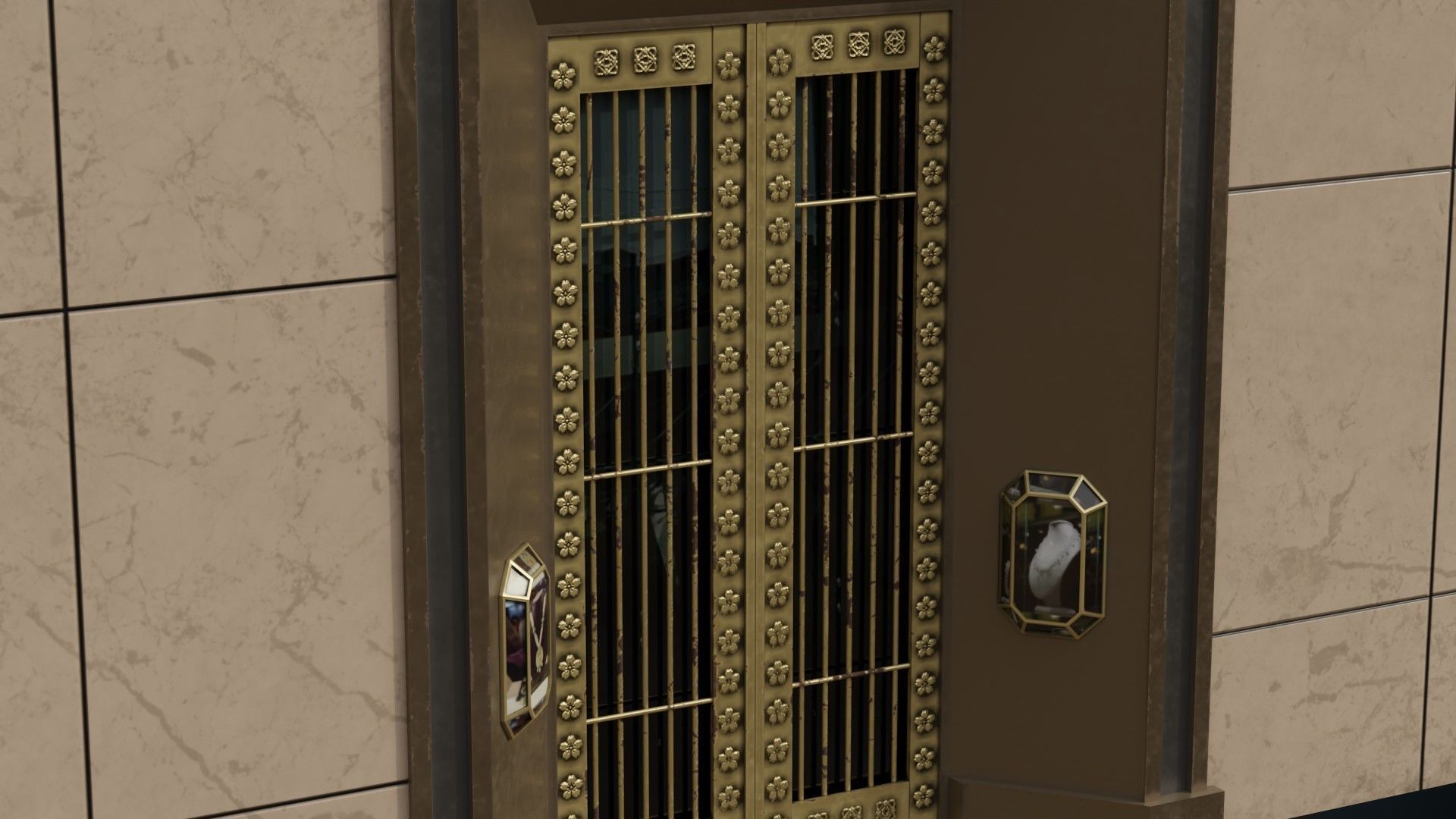 Building 8B Low-poly 3D model_5