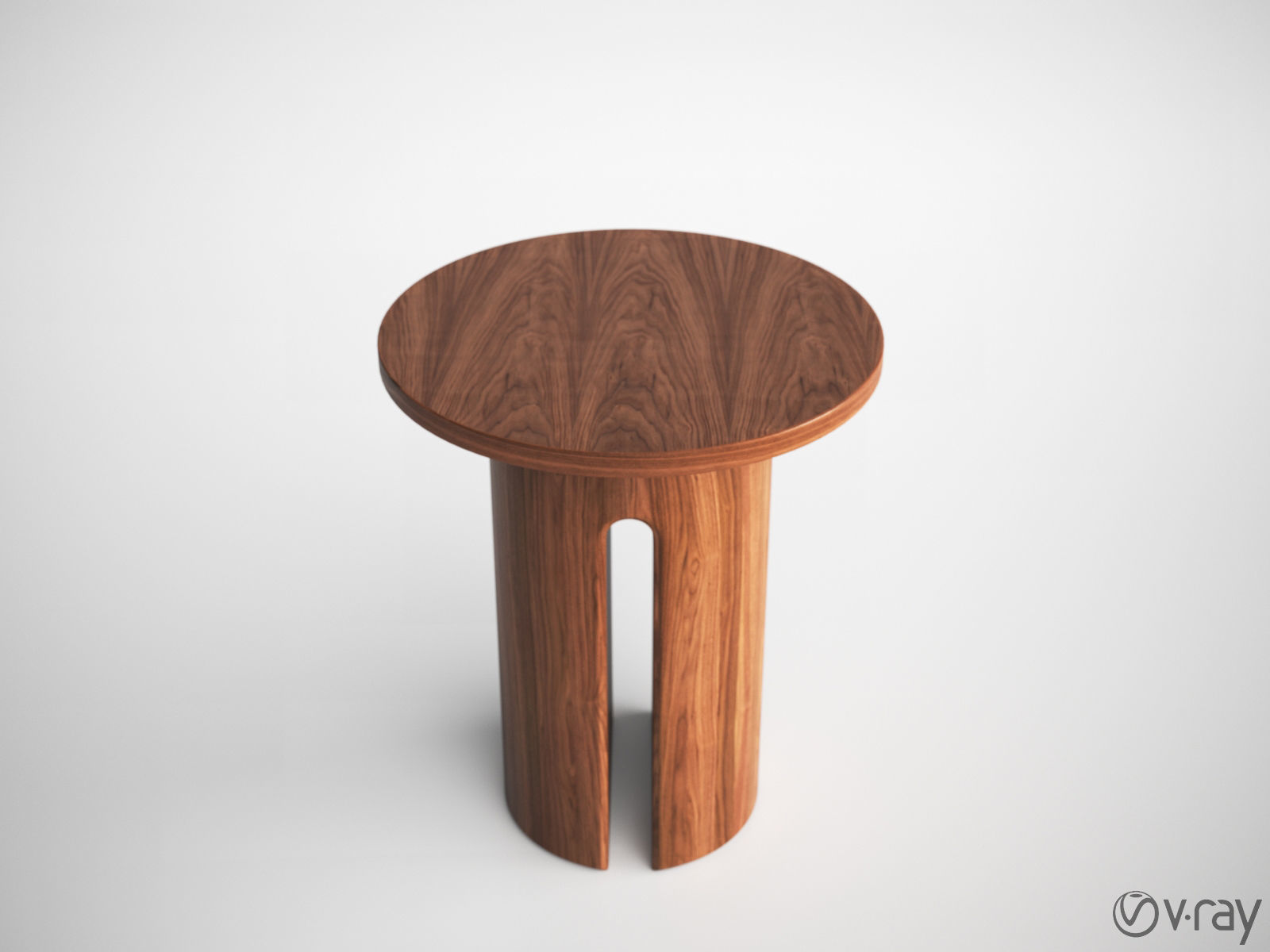 Oco Side Table By Jorge Arturo Ibarra 3D model_4