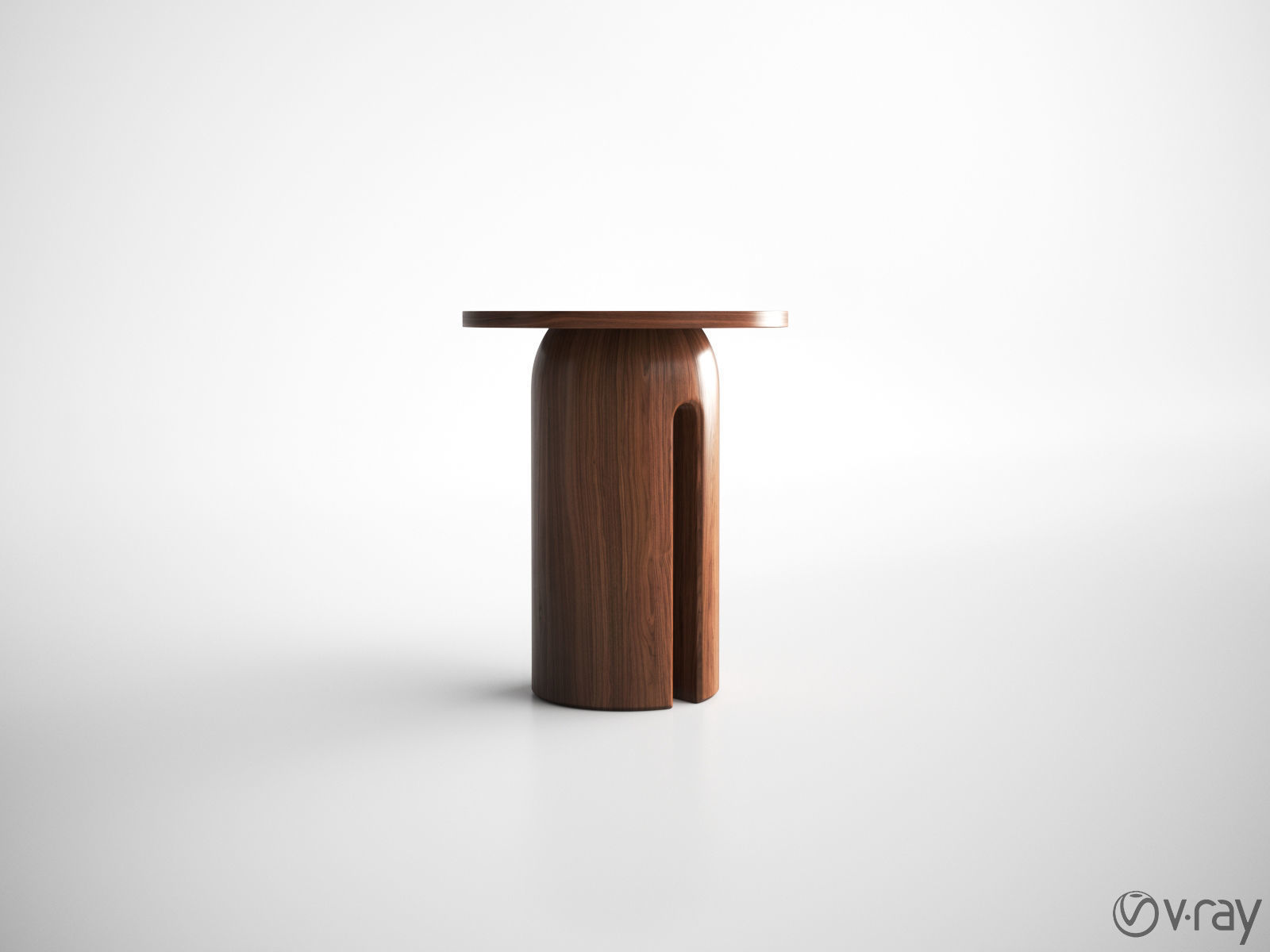 Oco Side Table By Jorge Arturo Ibarra 3D model_1
