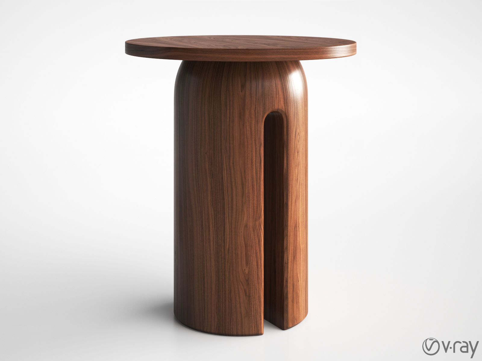Oco Side Table By Jorge Arturo Ibarra 3D model_3