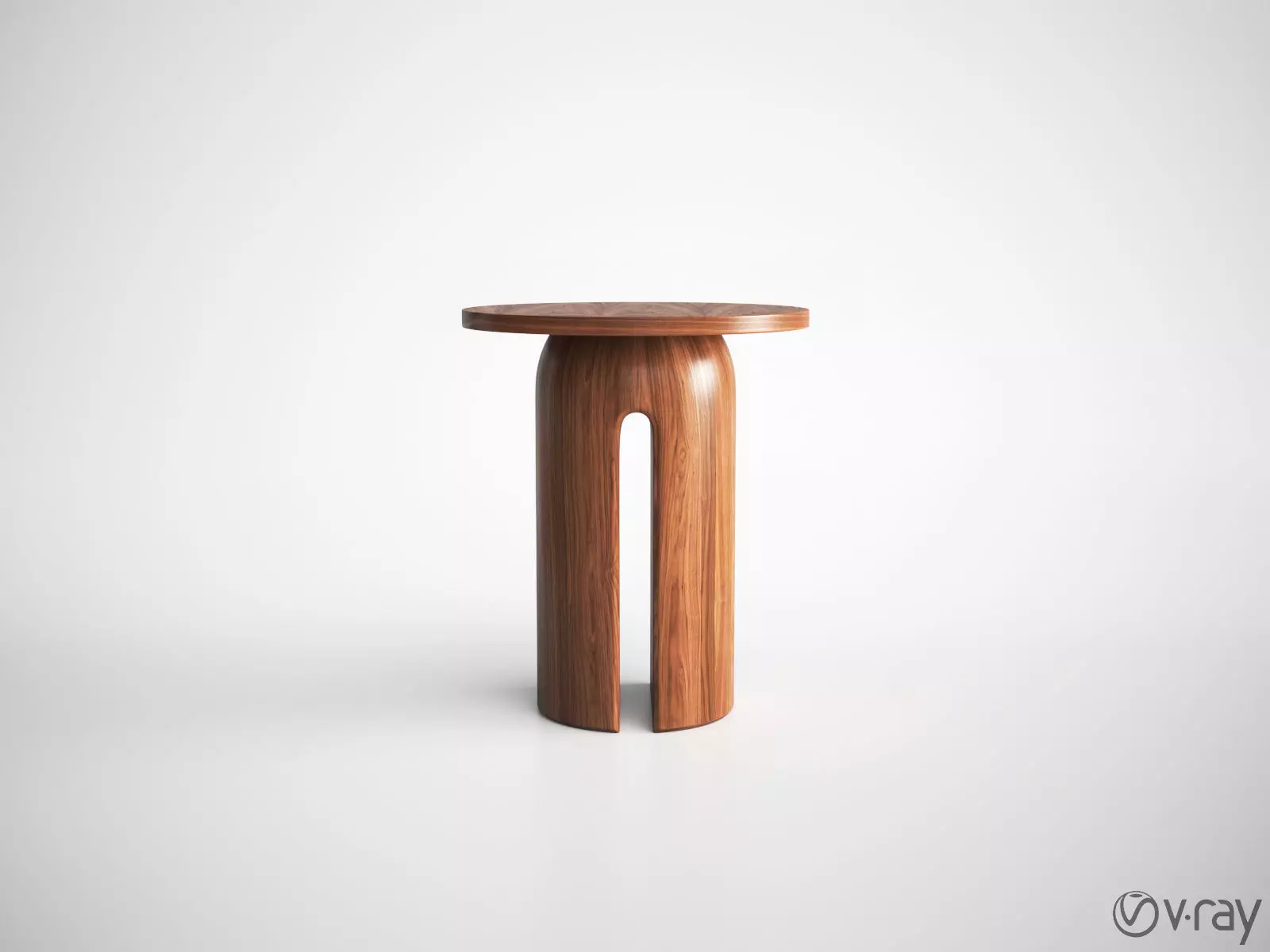 Oco Side Table By Jorge Arturo Ibarra 3D model_0