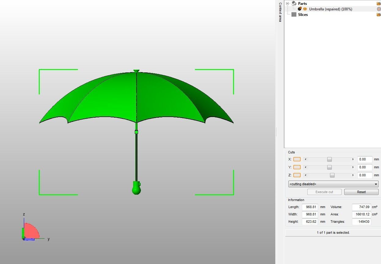 Umbrella 3D print model_27