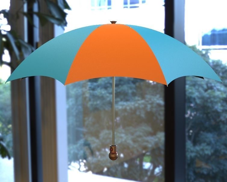 Umbrella 3D print model_15