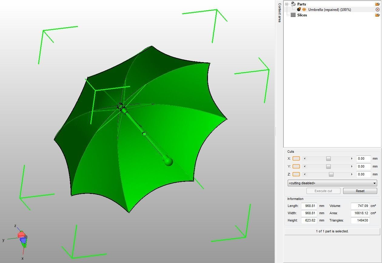 Umbrella 3D print model_28
