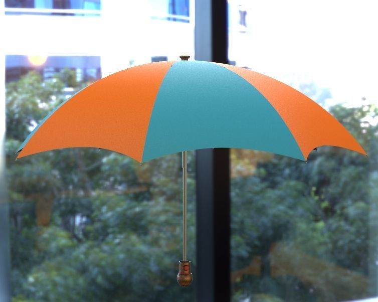 Umbrella 3D print model_16