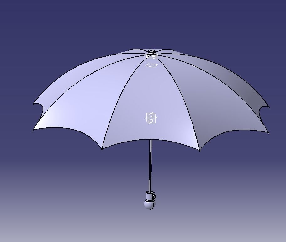 Umbrella 3D print model_17