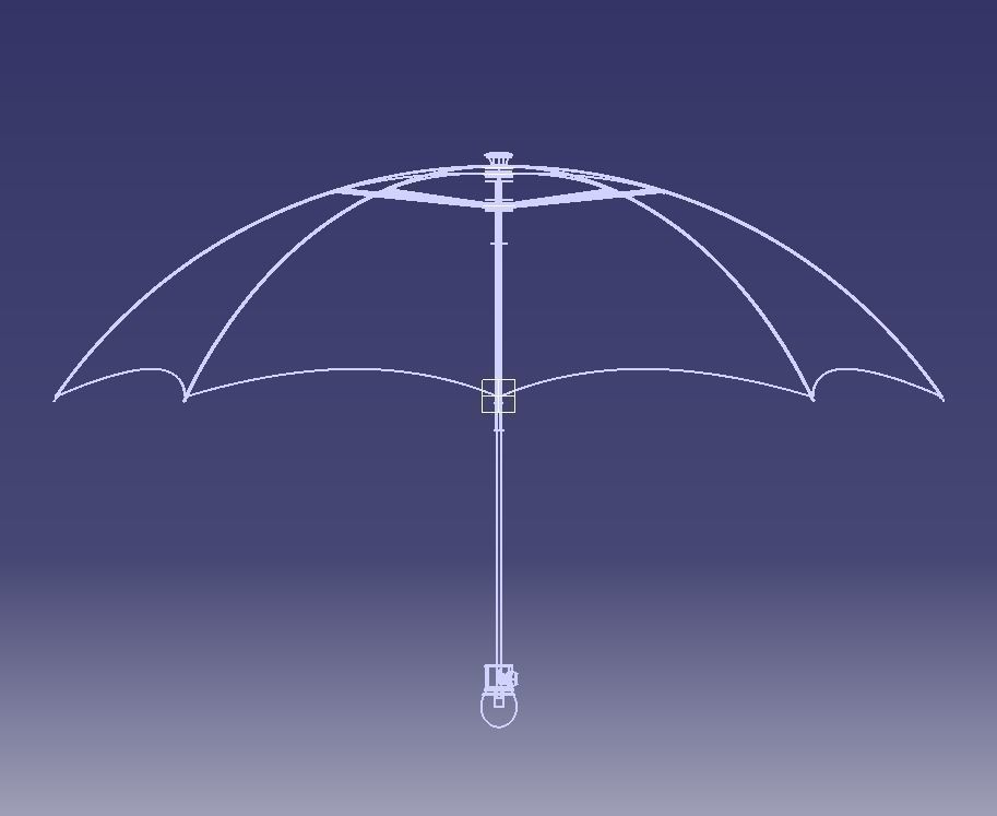 Umbrella 3D print model_20
