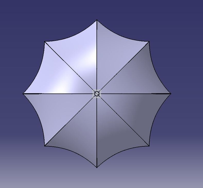 Umbrella 3D print model_21