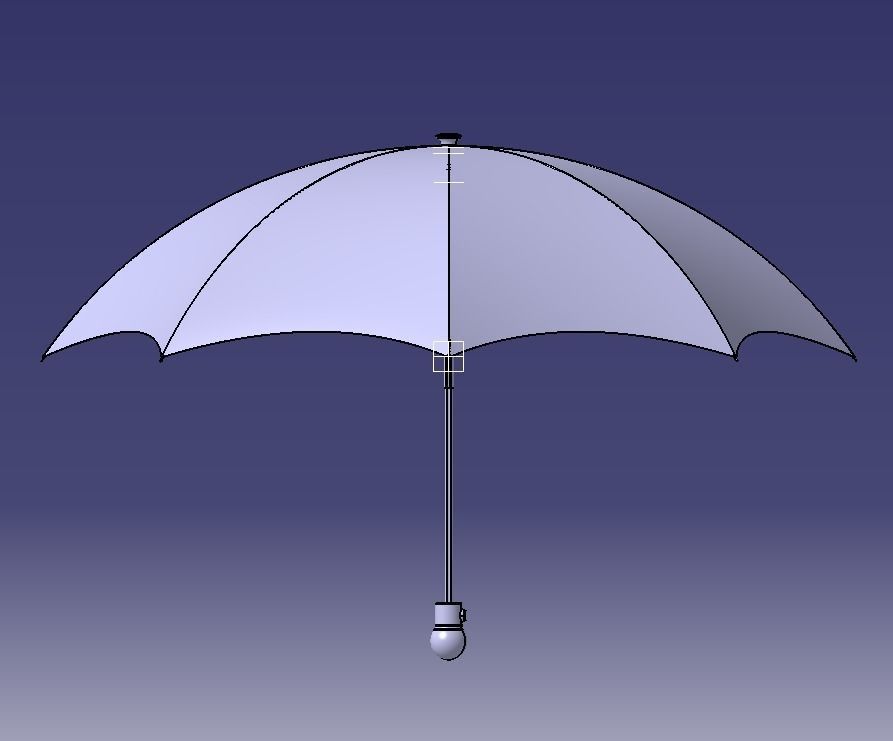 Umbrella 3D print model_19