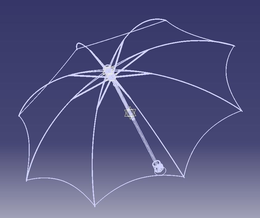 Umbrella 3D print model_26