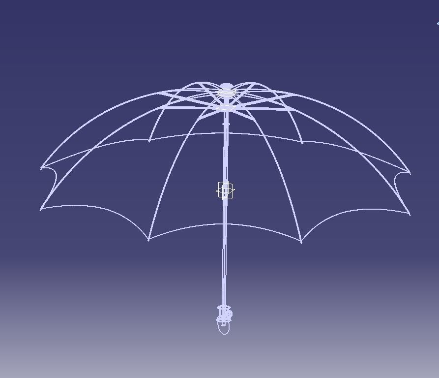 Umbrella 3D print model_18